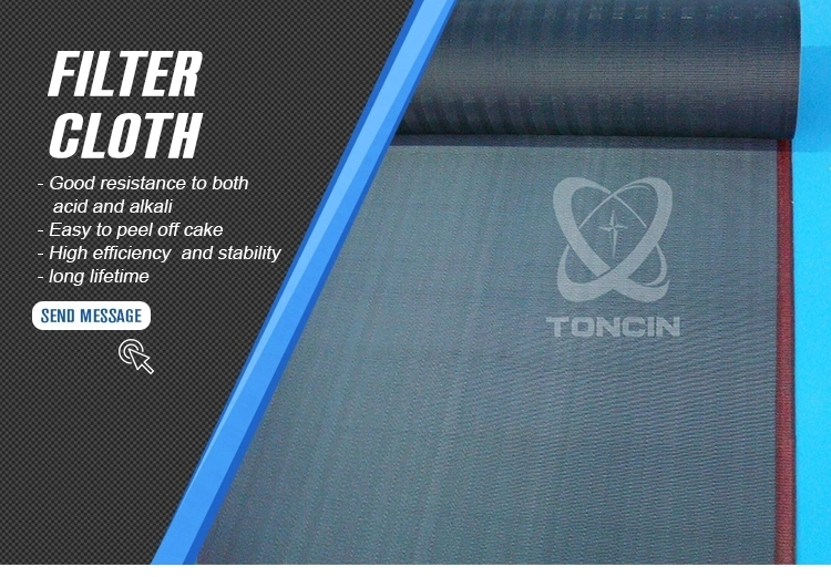 Toncin Various Specifications and Customizable Polyester Spiral Filter Cloth