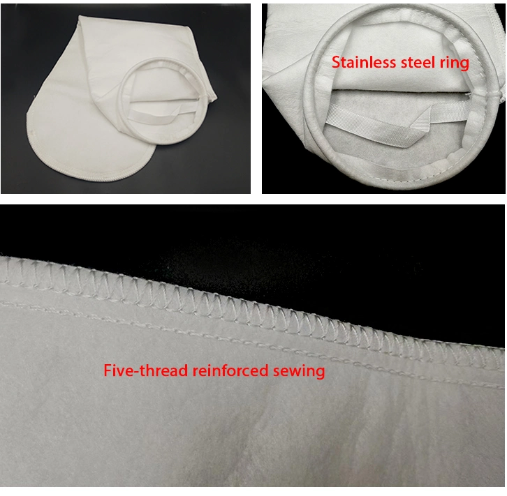 Custom Industrial Filter Socks Monofilament Nylon PE PP PTFE Swimming Pool Water Filtration Liquid Filter Bag