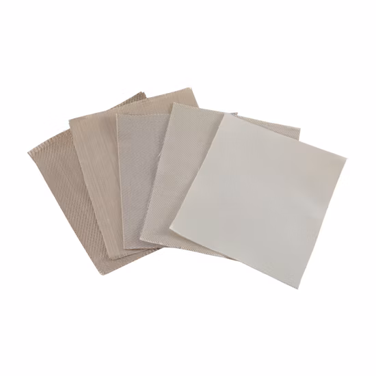 耐酸化性 PTFE 膜を備えた 470g グラスファイバー濾布